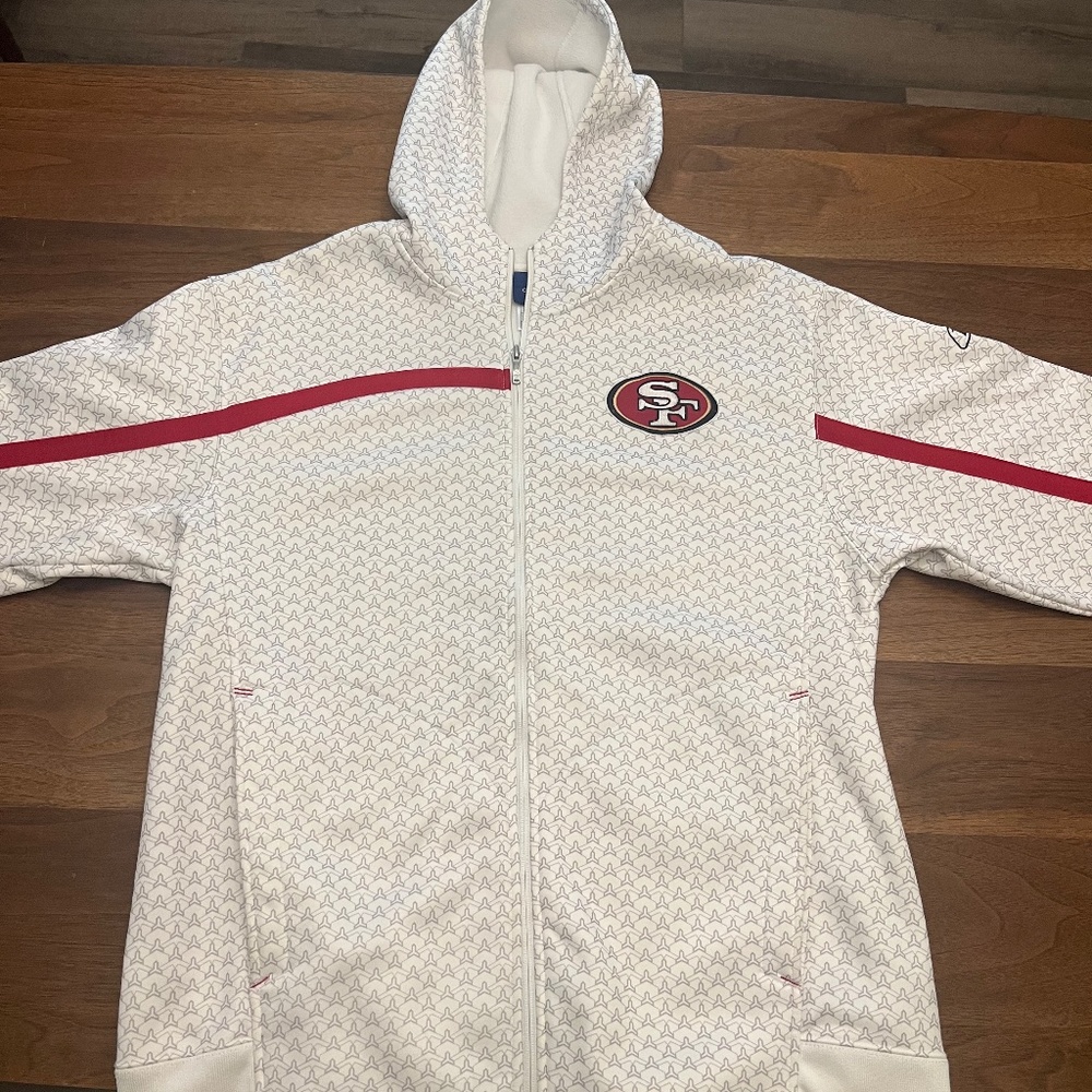 San Francisco 49ers NFL Reebok zip up hoodie